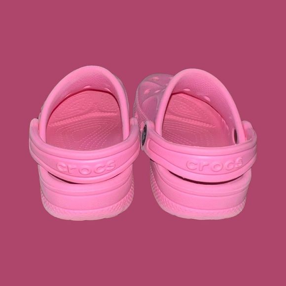 Toddler Crocs Pink Baya Clog Size C 8 - Picture 4 of 6